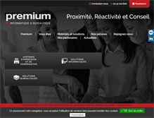 Tablet Screenshot of premium-sas.com